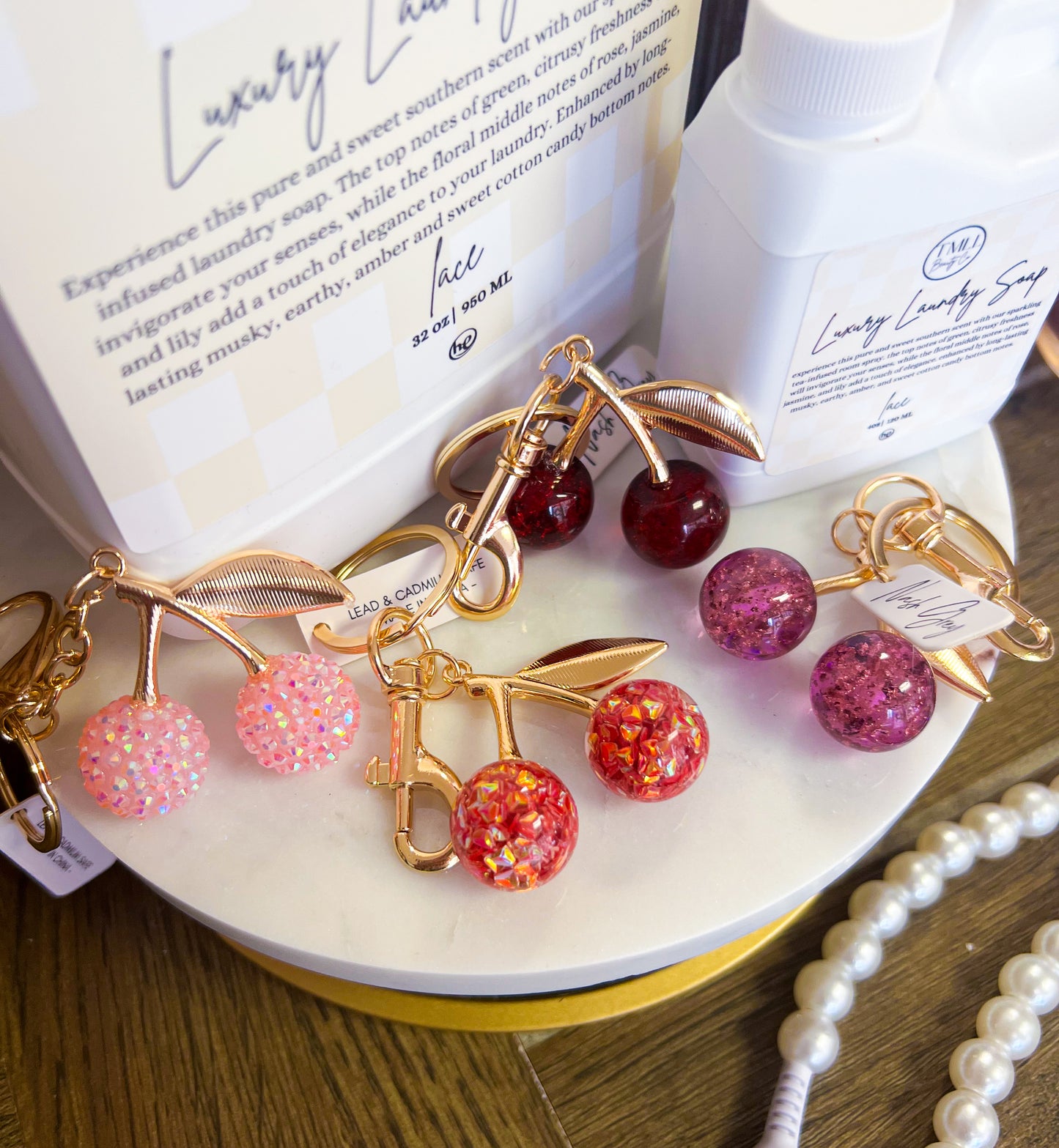 Cherry Purse Charms