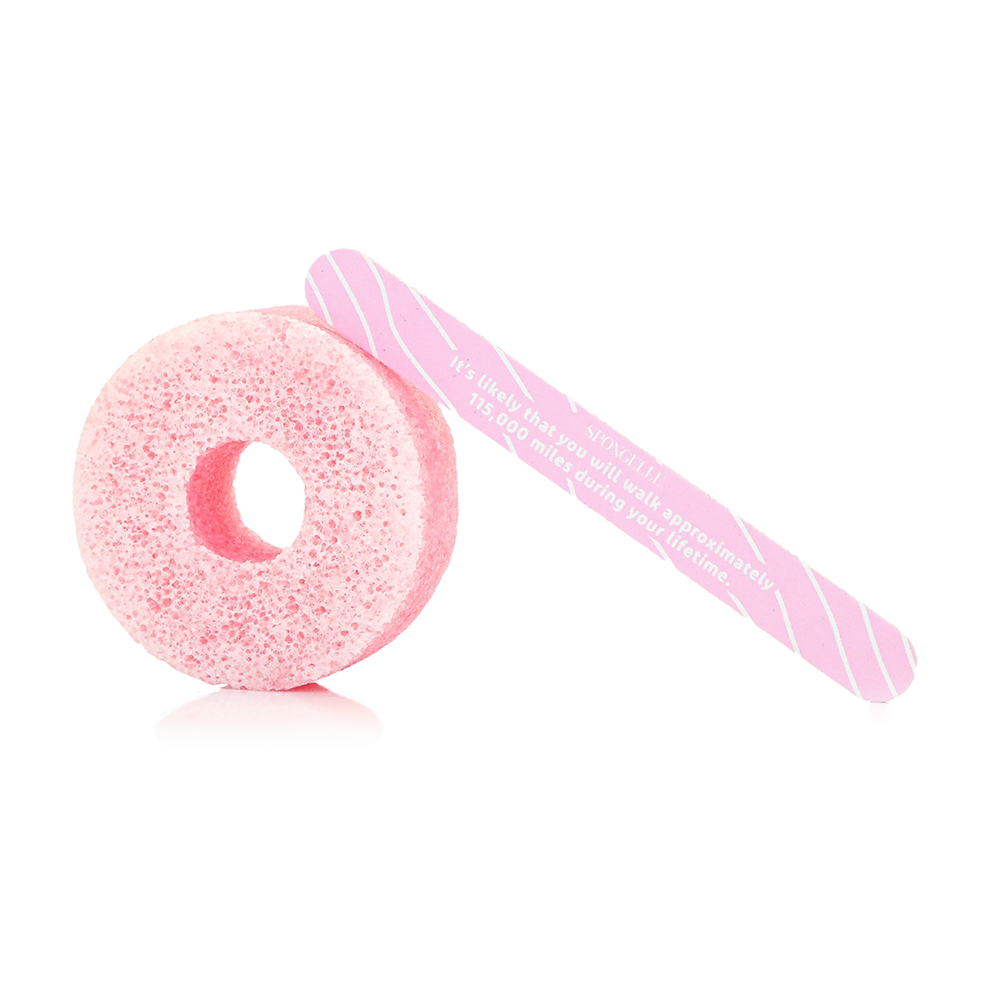Spongellé - Bubblegum PediPOP Pedi Buffer & Nail File