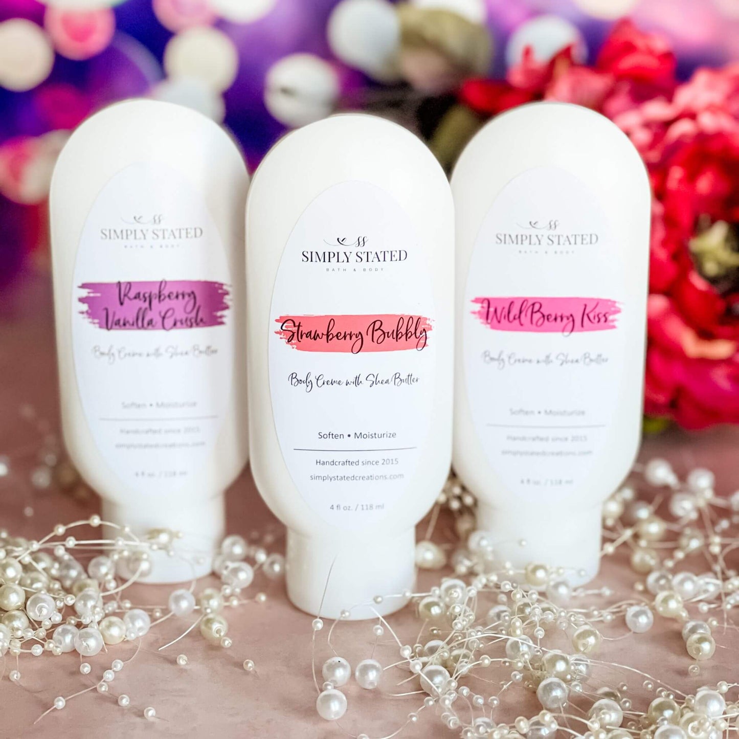 Simply Stated Bath & Body - Sweet Temptations Body Creme - Valentine's Gift Lotion