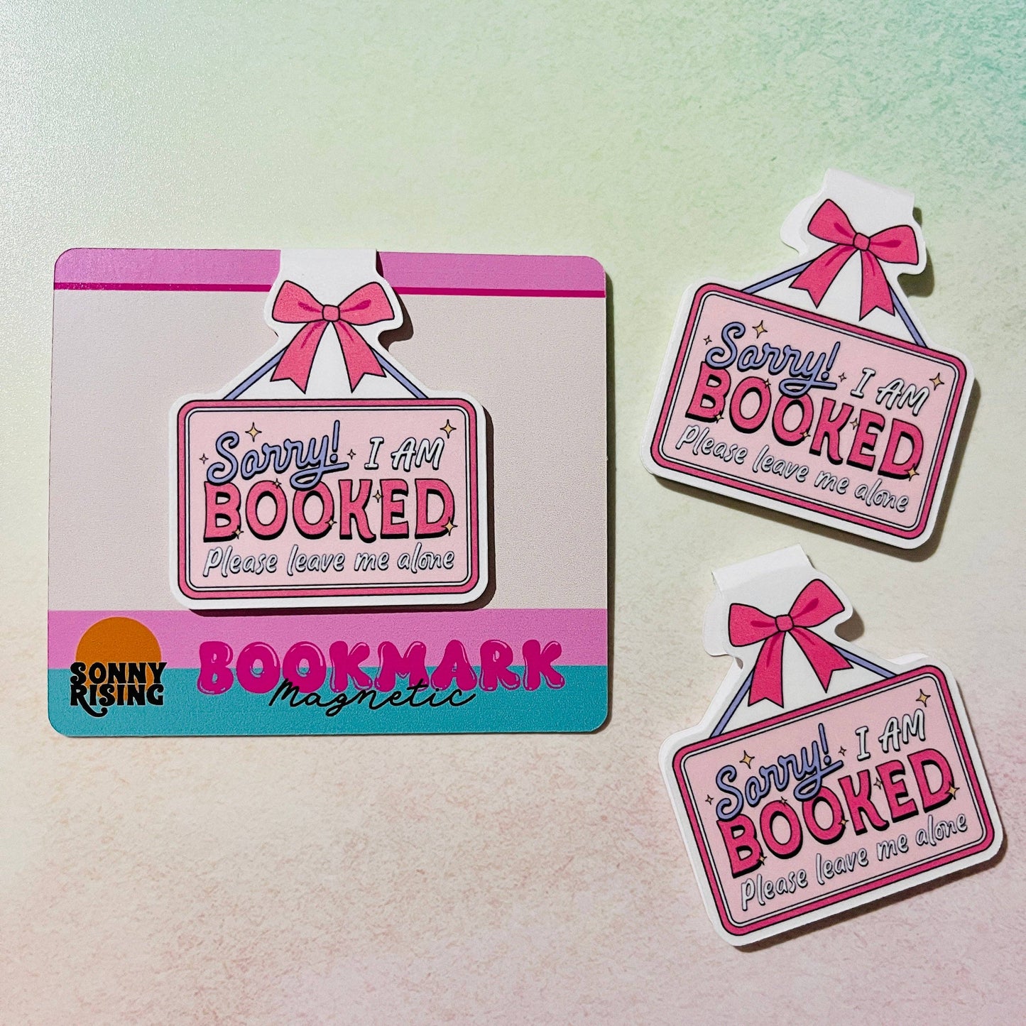Sonny Rising - Magnetic Bookmark, Sorry I'm Booked