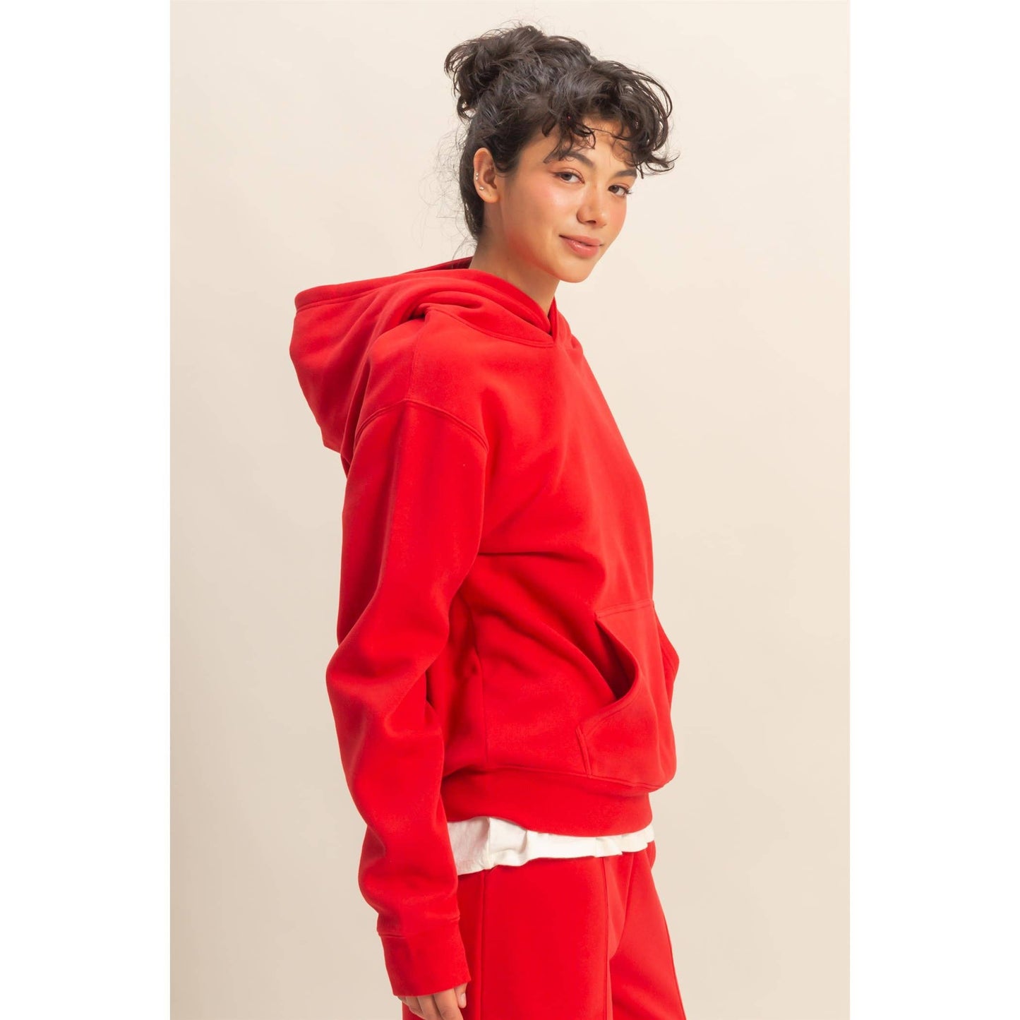 Essential Comfort Hoodie With Kangaroo Pocket