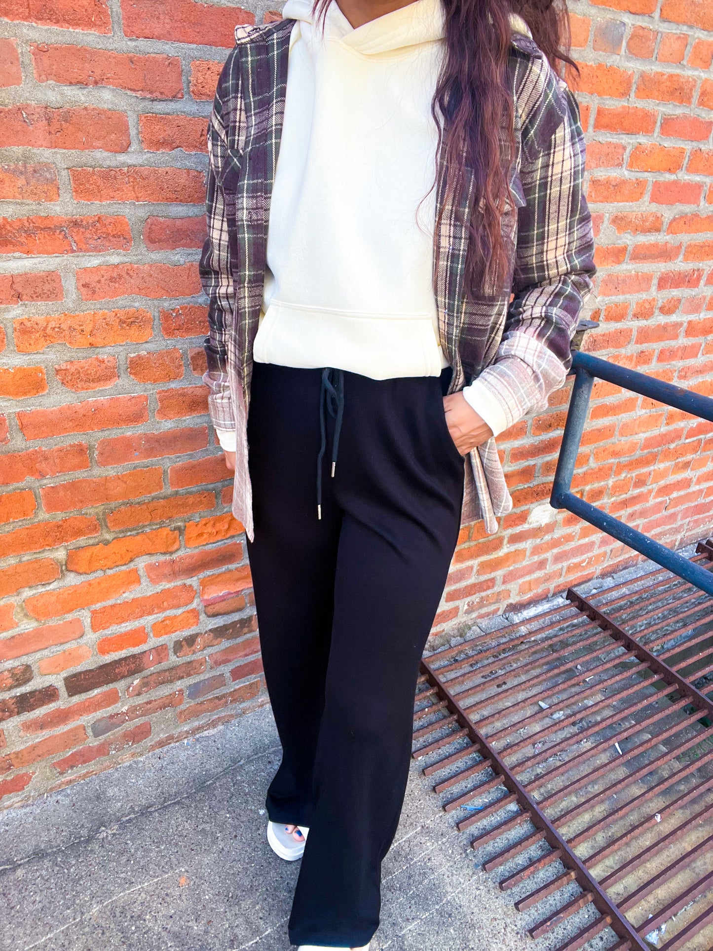 On the run Flowy Knit Drawstring Pants