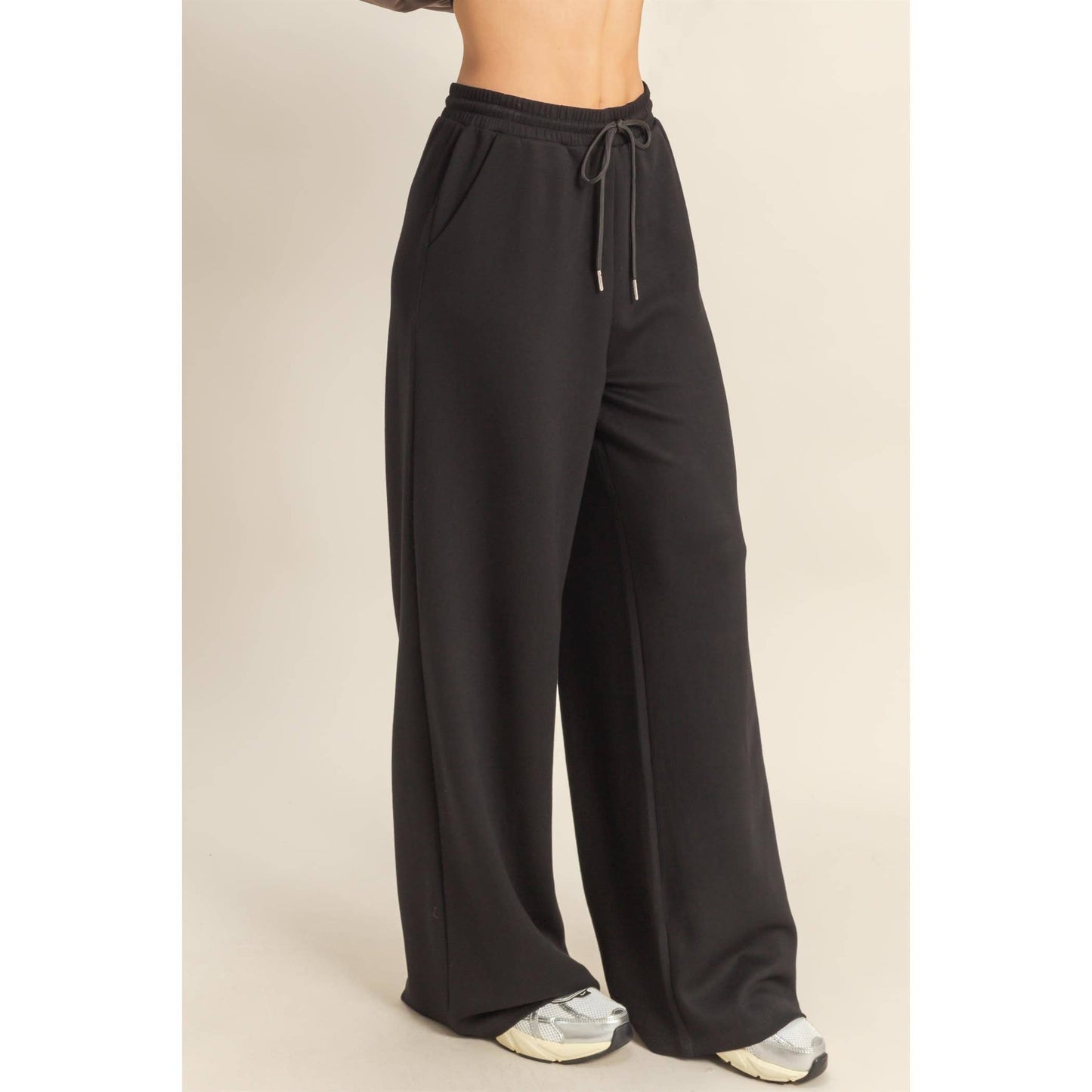 On the run Flowy Knit Drawstring Pants