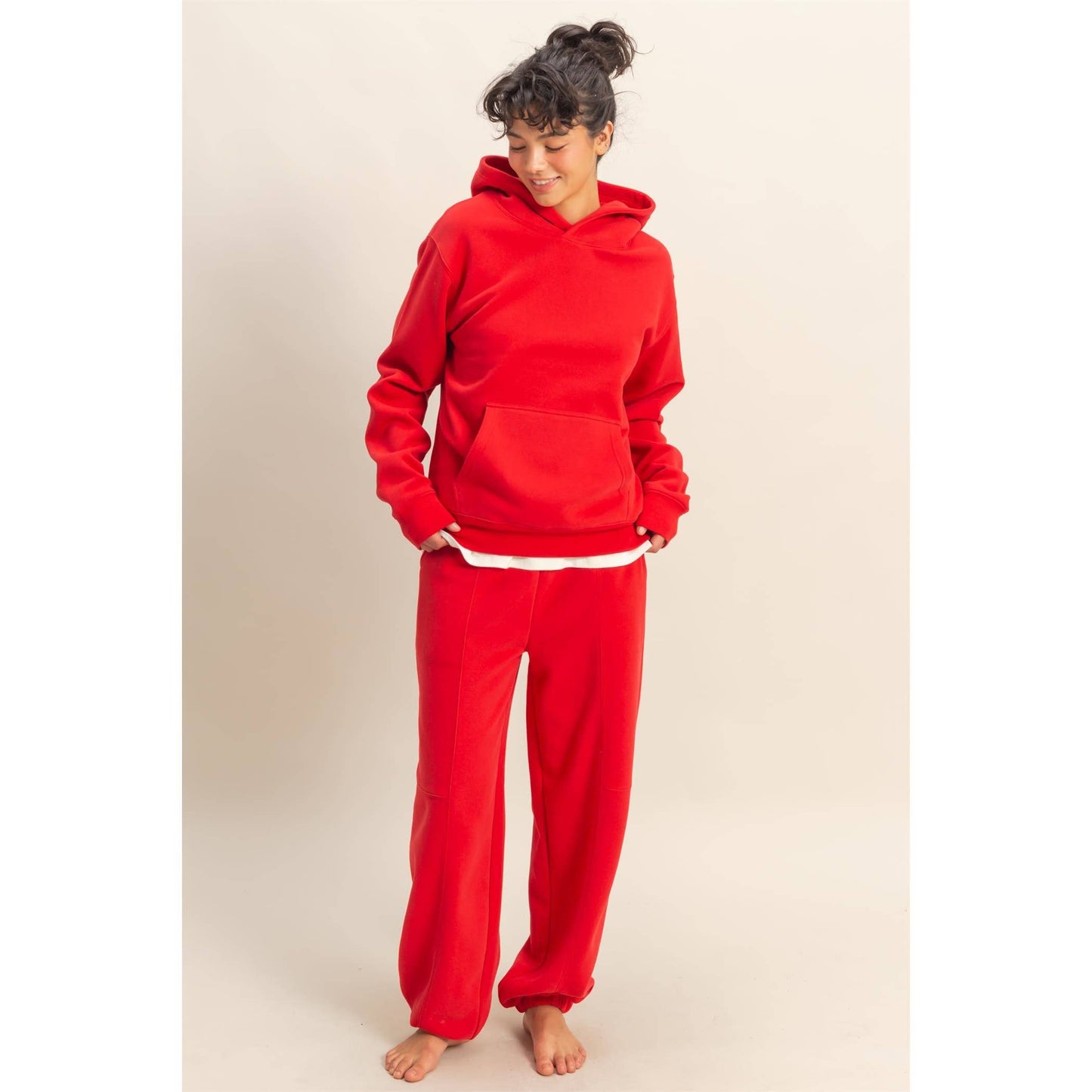 Essential Comfort Hoodie With Kangaroo Pocket