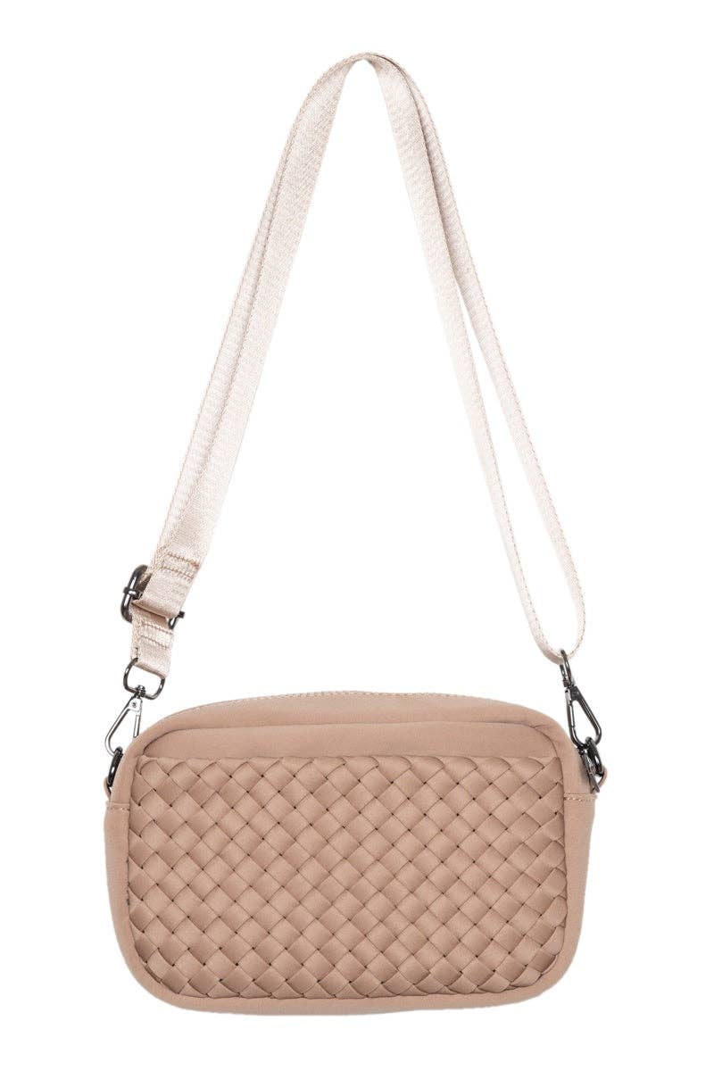 Cinnamon Woven Crossbody Bag Wholesale