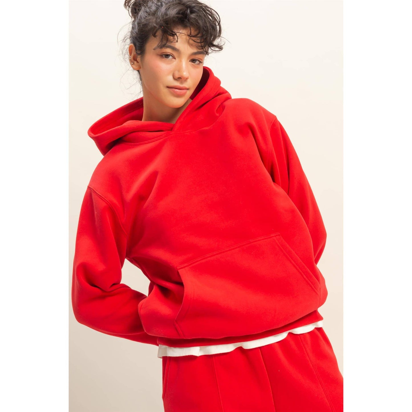Essential Comfort Hoodie With Kangaroo Pocket