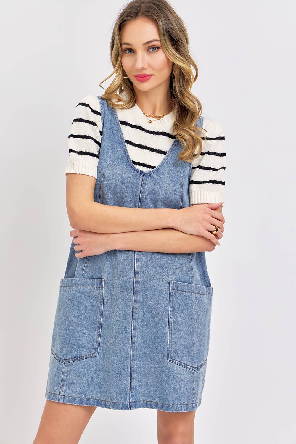 OVERALL DENIM DRESS