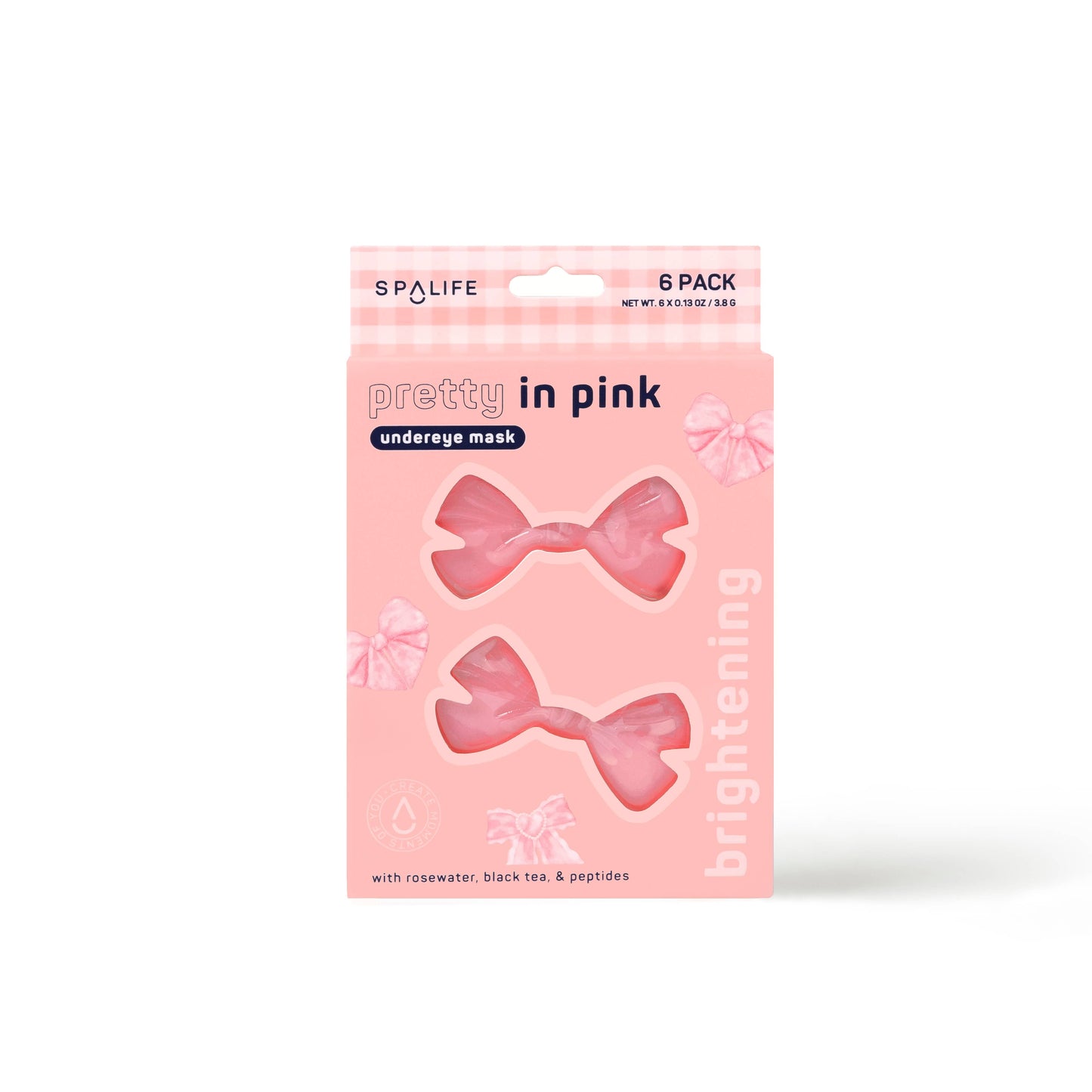 Pretty in Pink! Brightening Undereye Masks - 6 Pairs