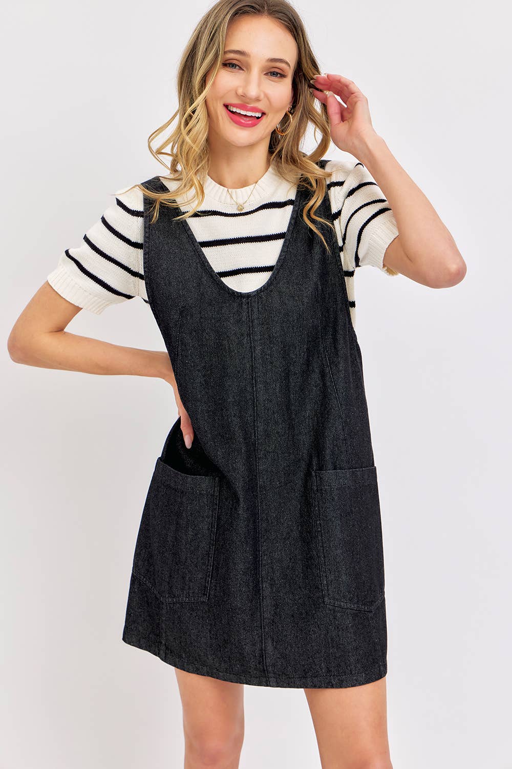 OVERALL DENIM DRESS