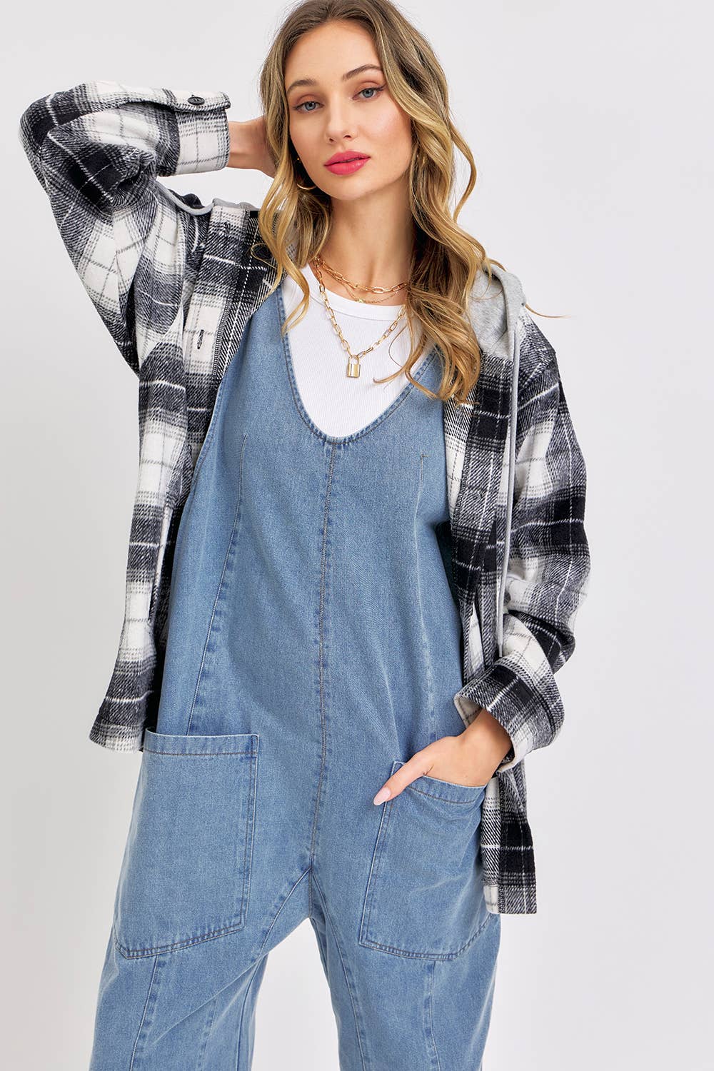 BESTSELLER ONE-AND-DONE DENIM JUMPSUIT