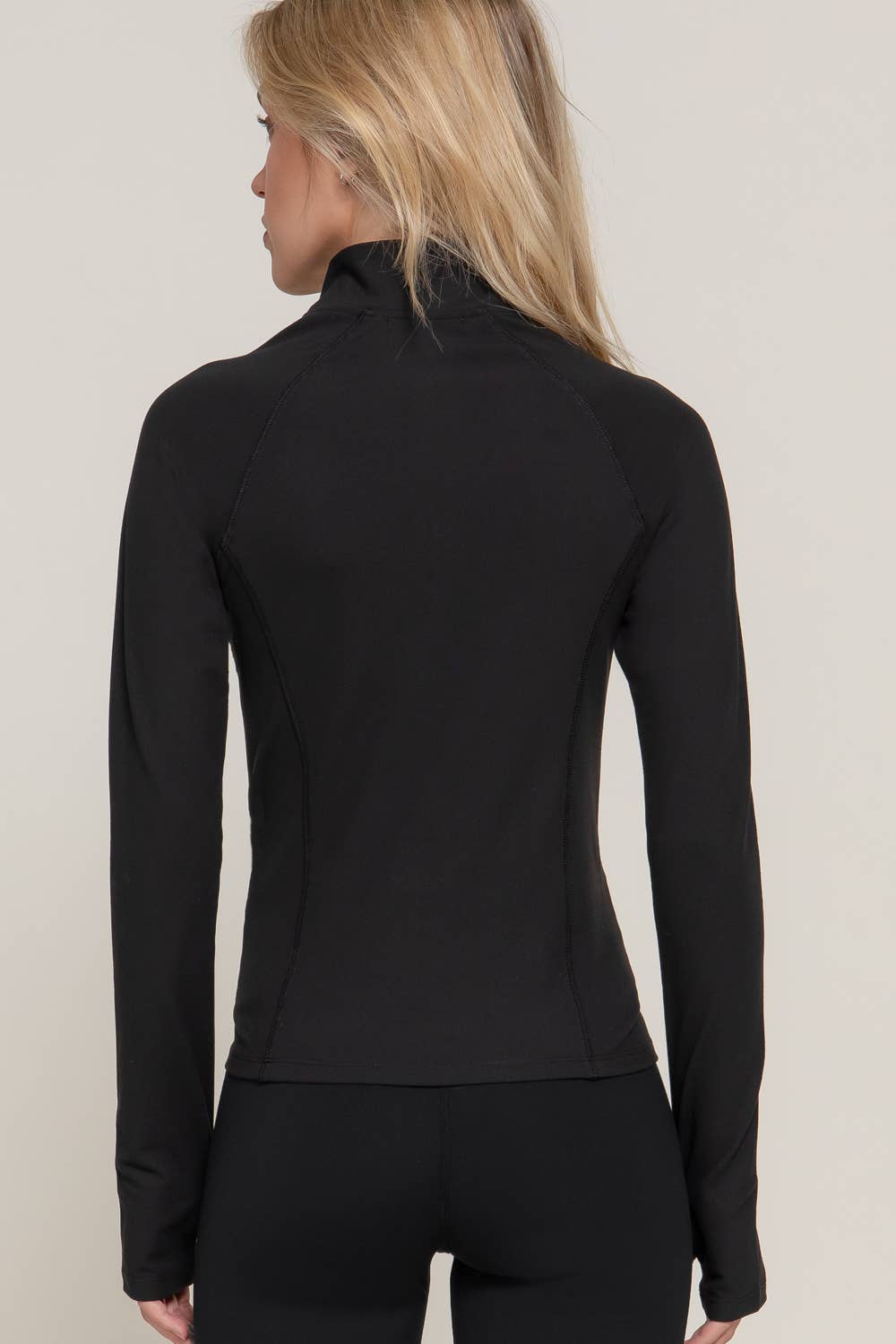 BBL Long Sleeve Quarter Zip Workout Top