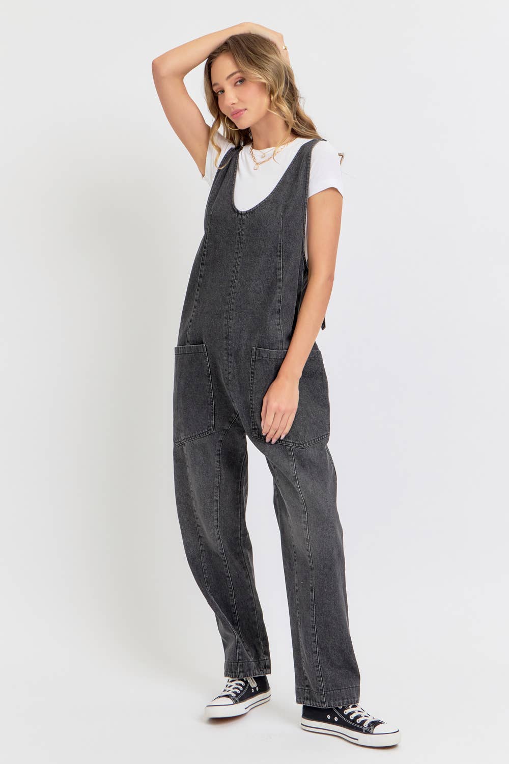 BESTSELLER ONE-AND-DONE DENIM JUMPSUIT