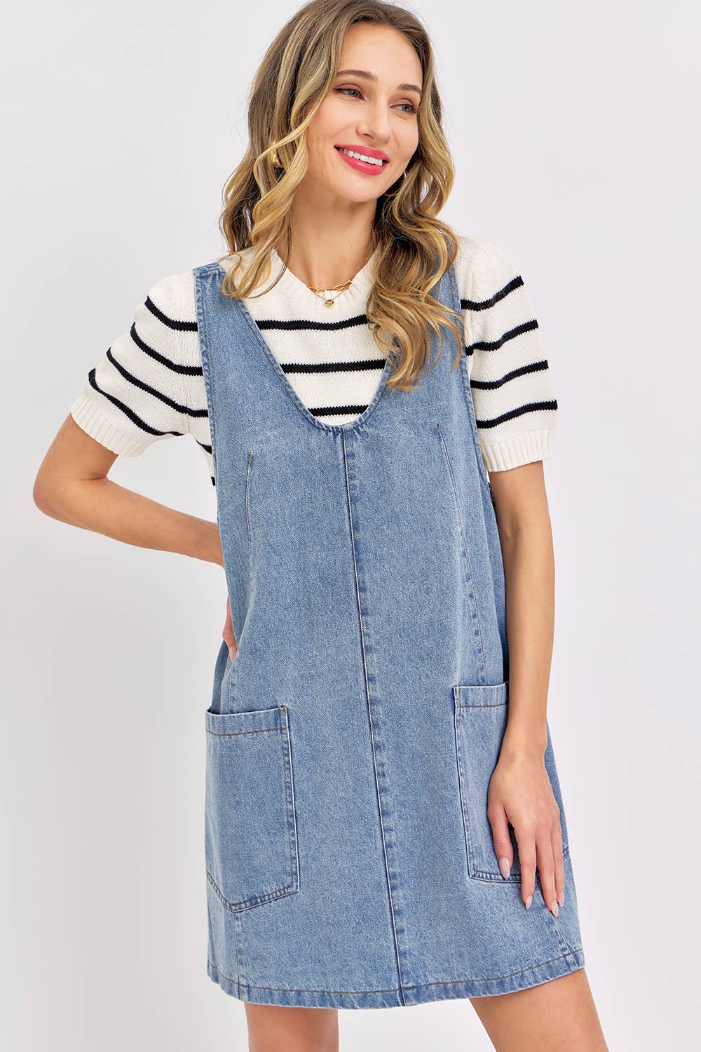 OVERALL DENIM DRESS