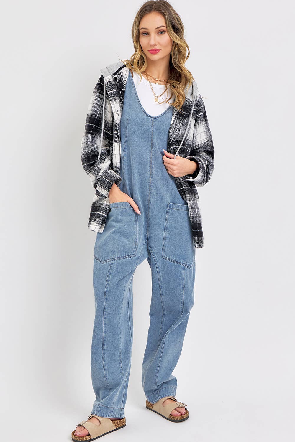 BESTSELLER ONE-AND-DONE DENIM JUMPSUIT