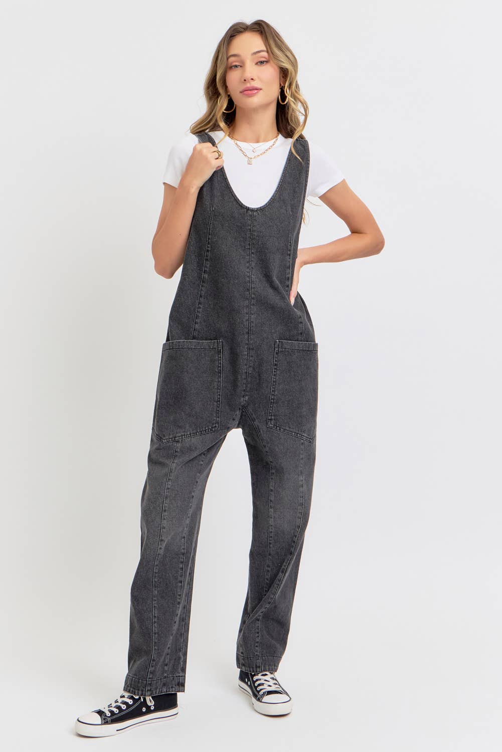 BESTSELLER ONE-AND-DONE DENIM JUMPSUIT