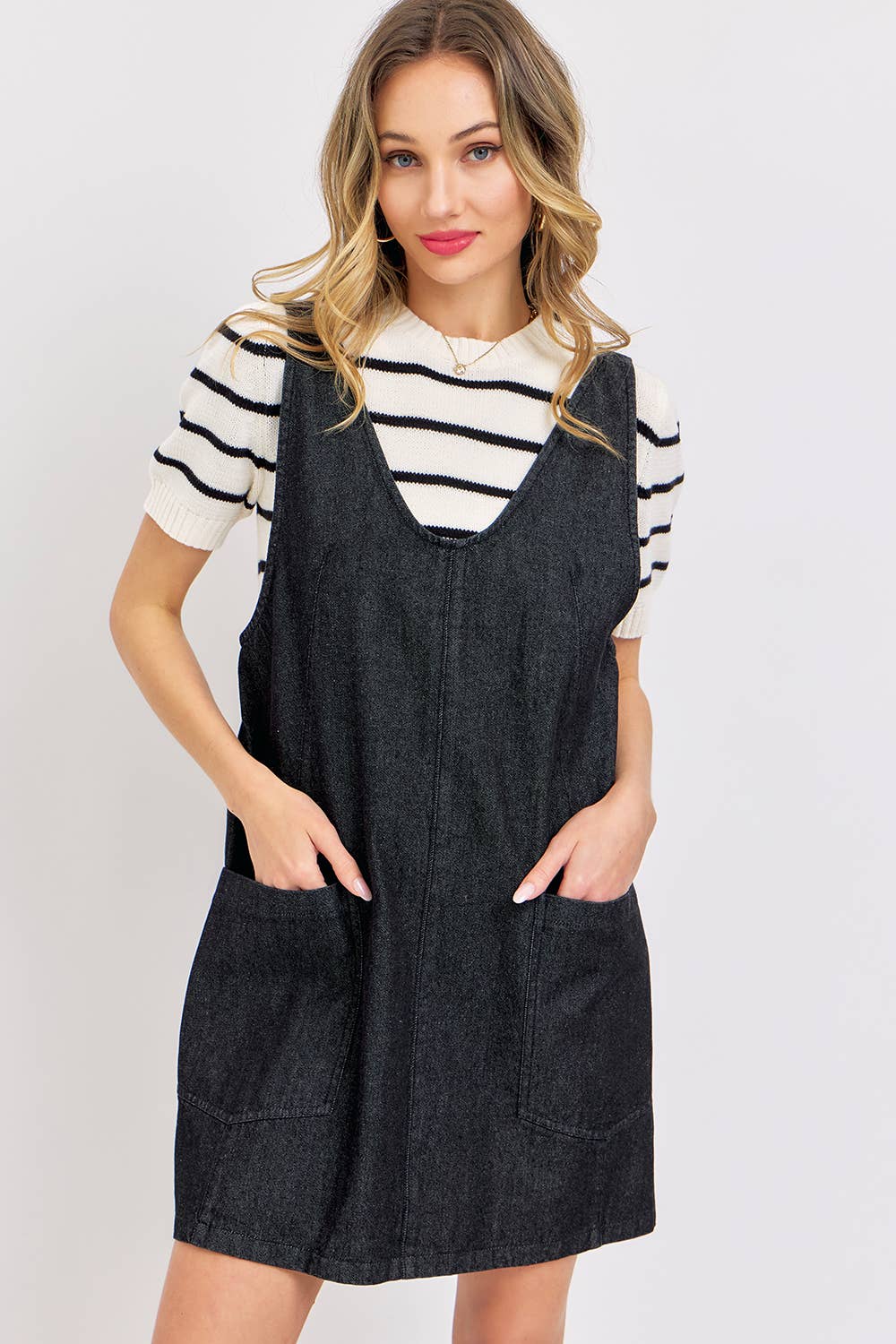 OVERALL DENIM DRESS