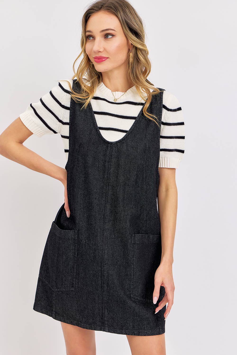 OVERALL DENIM DRESS