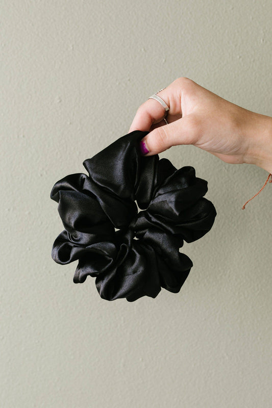 Shop ANDi - Shadow Satin Jumbo Scrunchie