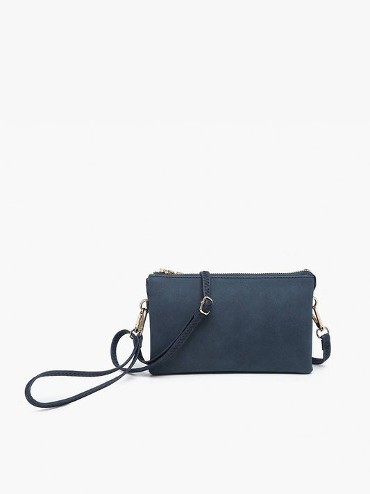 Riley Suede  Crossbody/Wristlet