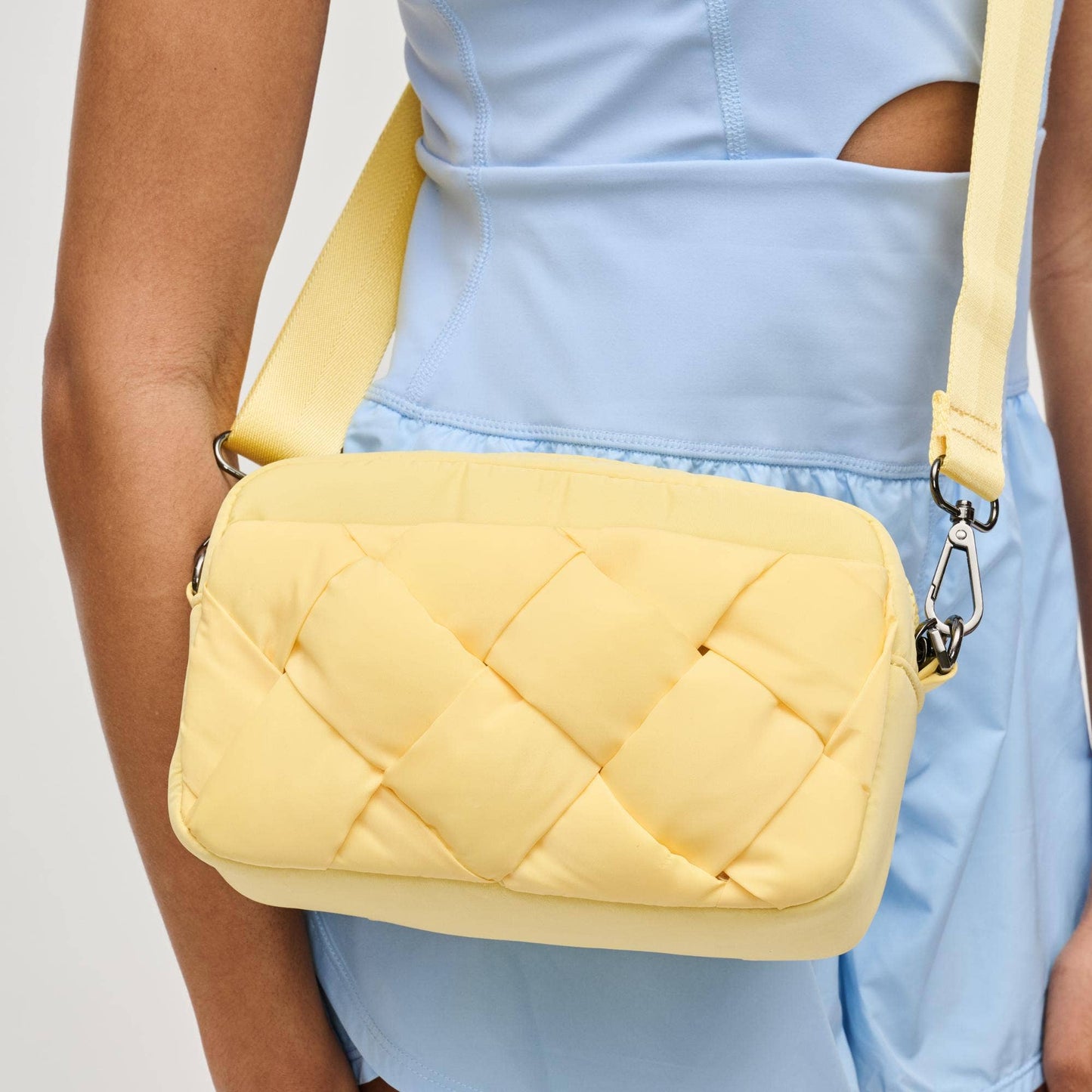 Inspired- Braided Woven Nylon Crossbody