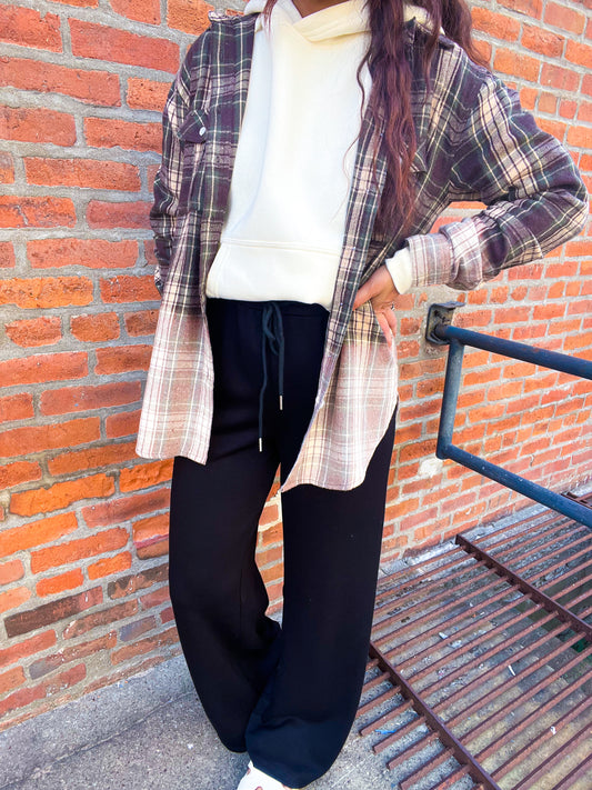 On the run Flowy Knit Drawstring Pants