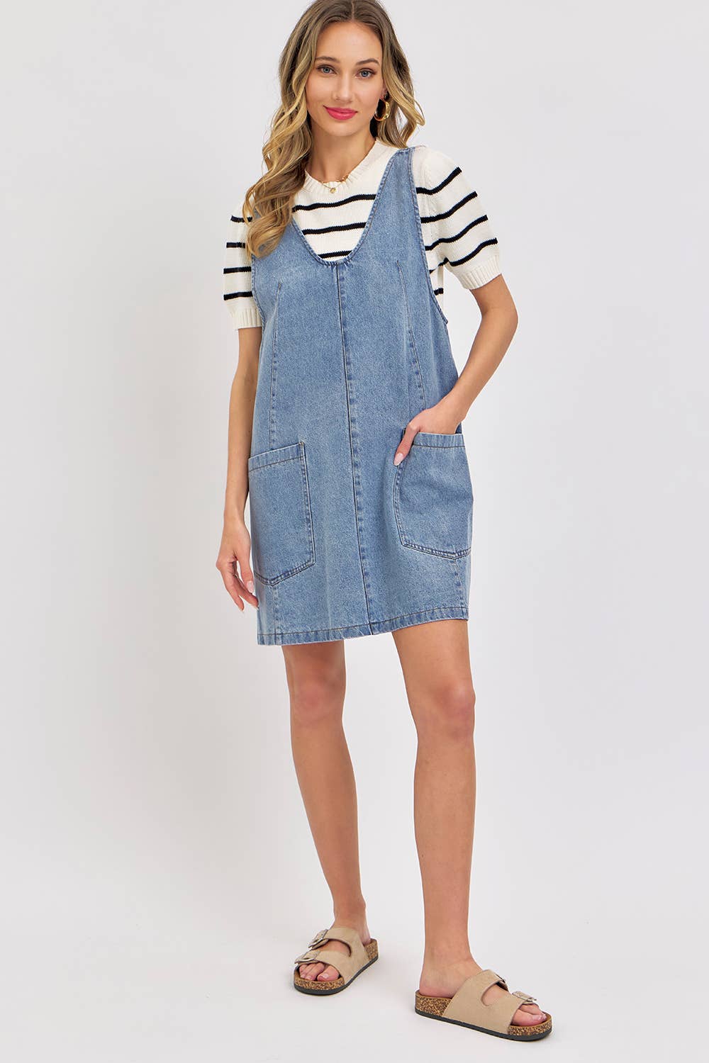 OVERALL DENIM DRESS