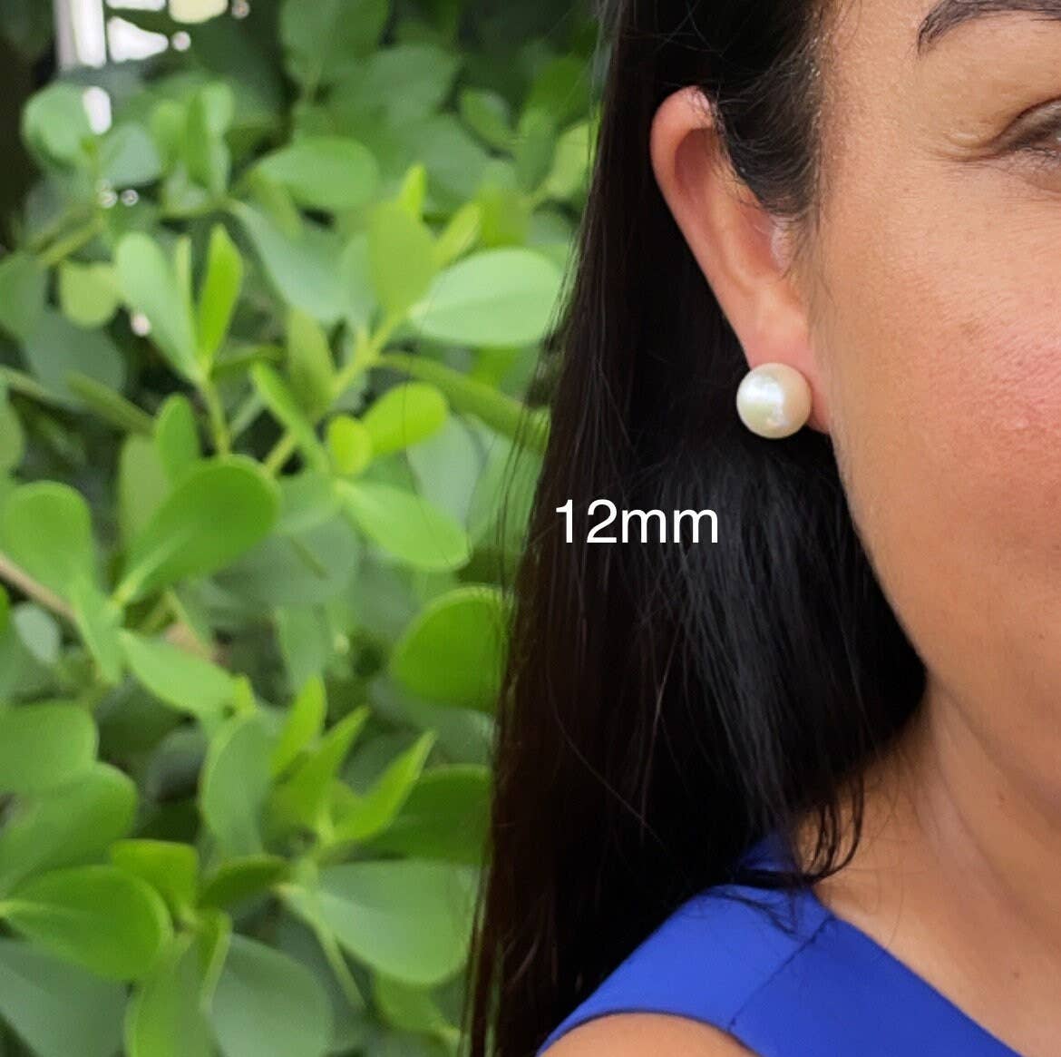 Milie Jewels - 18k Gold Filled Simulated Pearl Stud Earrings