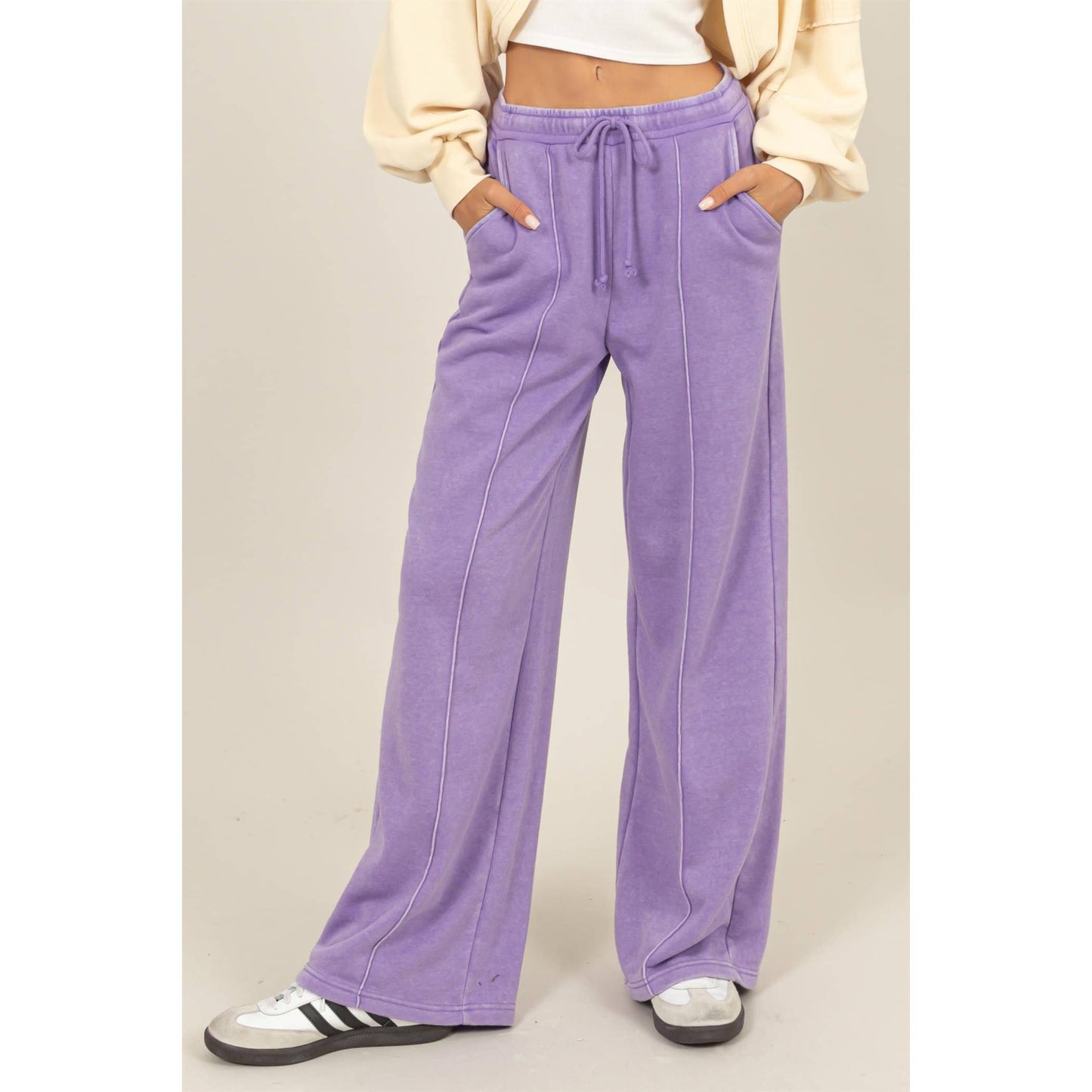 Linny HIGH-WAIST DRAWSTRING PANTS