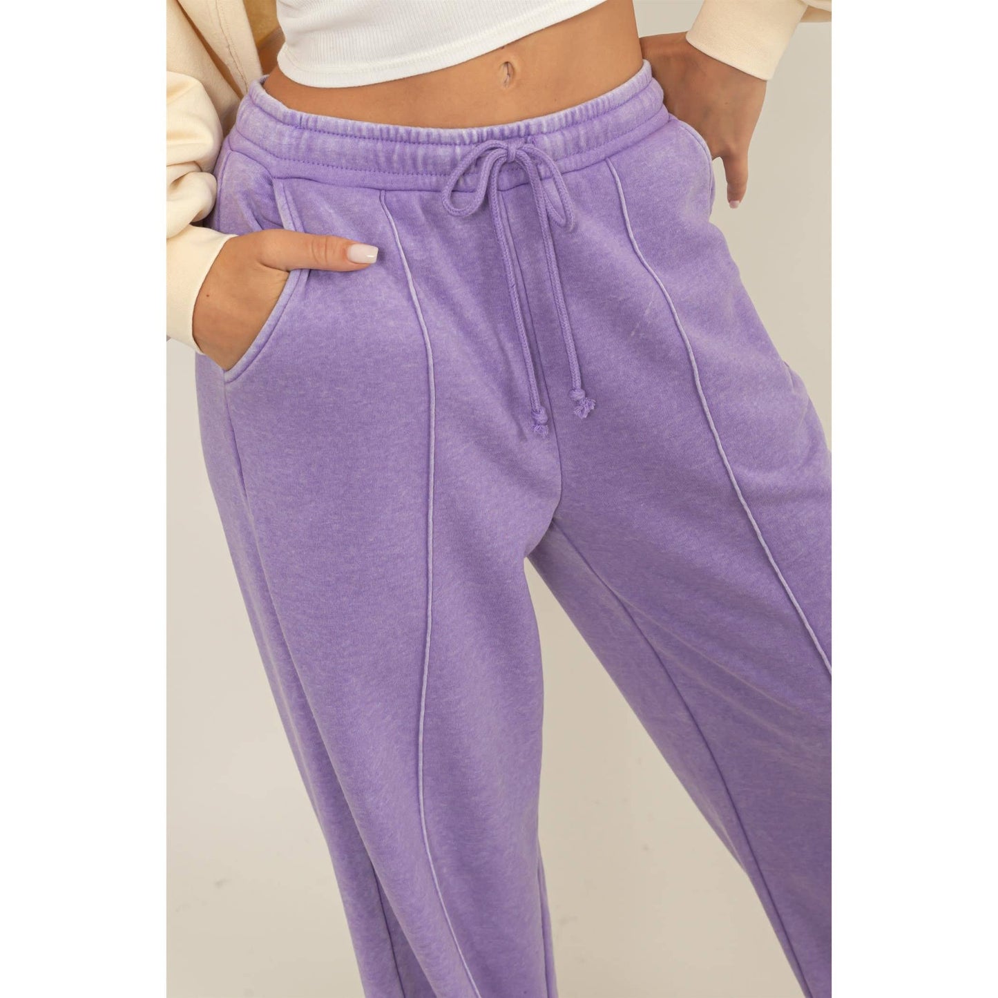 Linny HIGH-WAIST DRAWSTRING PANTS