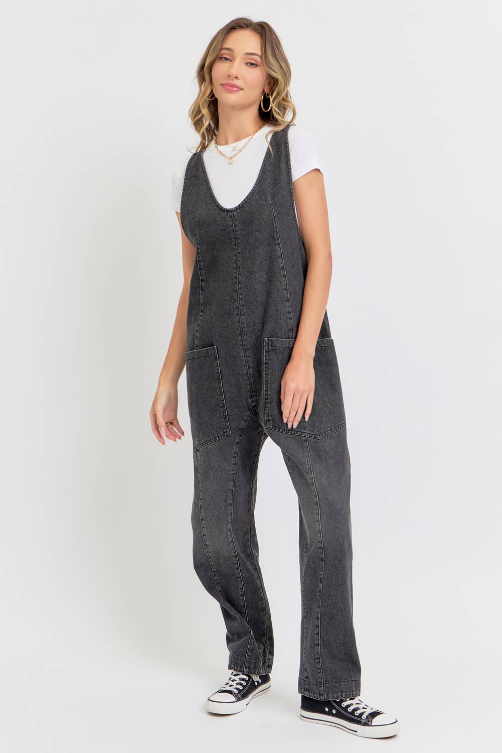 BESTSELLER ONE-AND-DONE DENIM JUMPSUIT