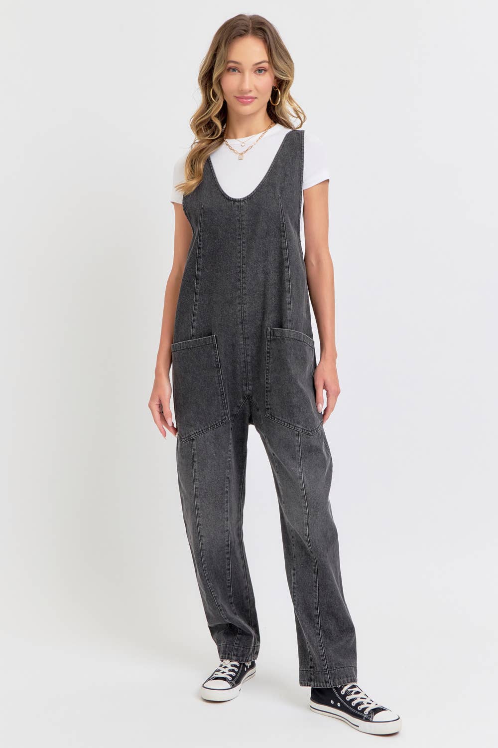 BESTSELLER ONE-AND-DONE DENIM JUMPSUIT