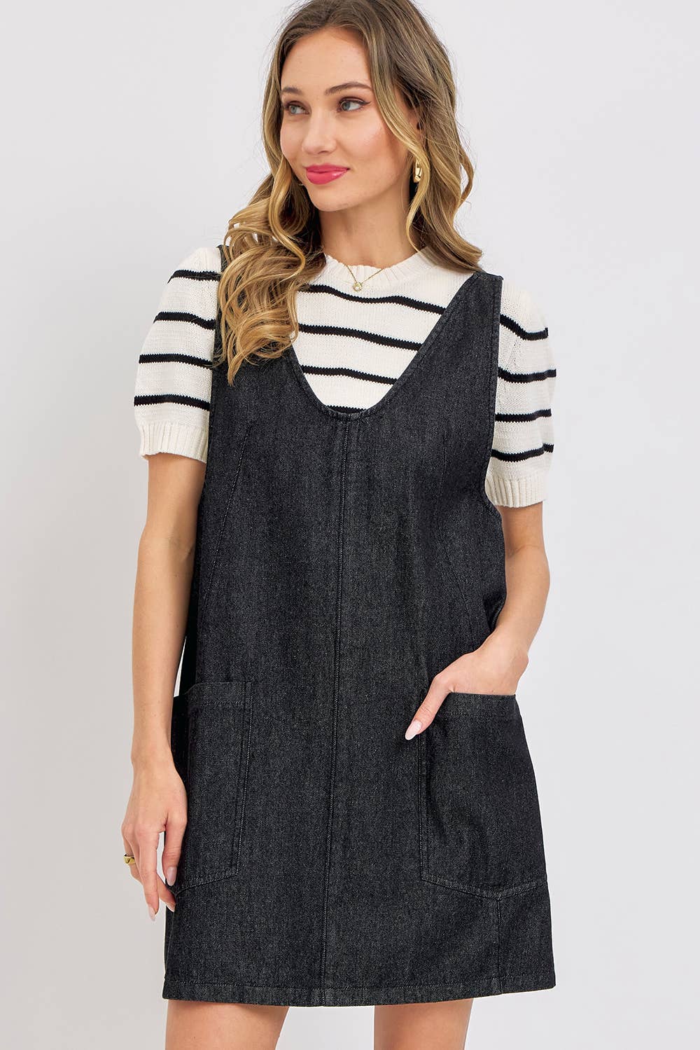 OVERALL DENIM DRESS