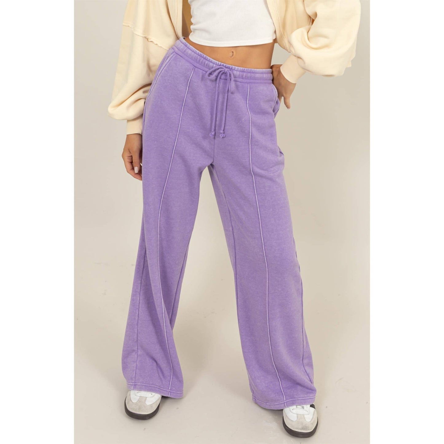 Linny HIGH-WAIST DRAWSTRING PANTS