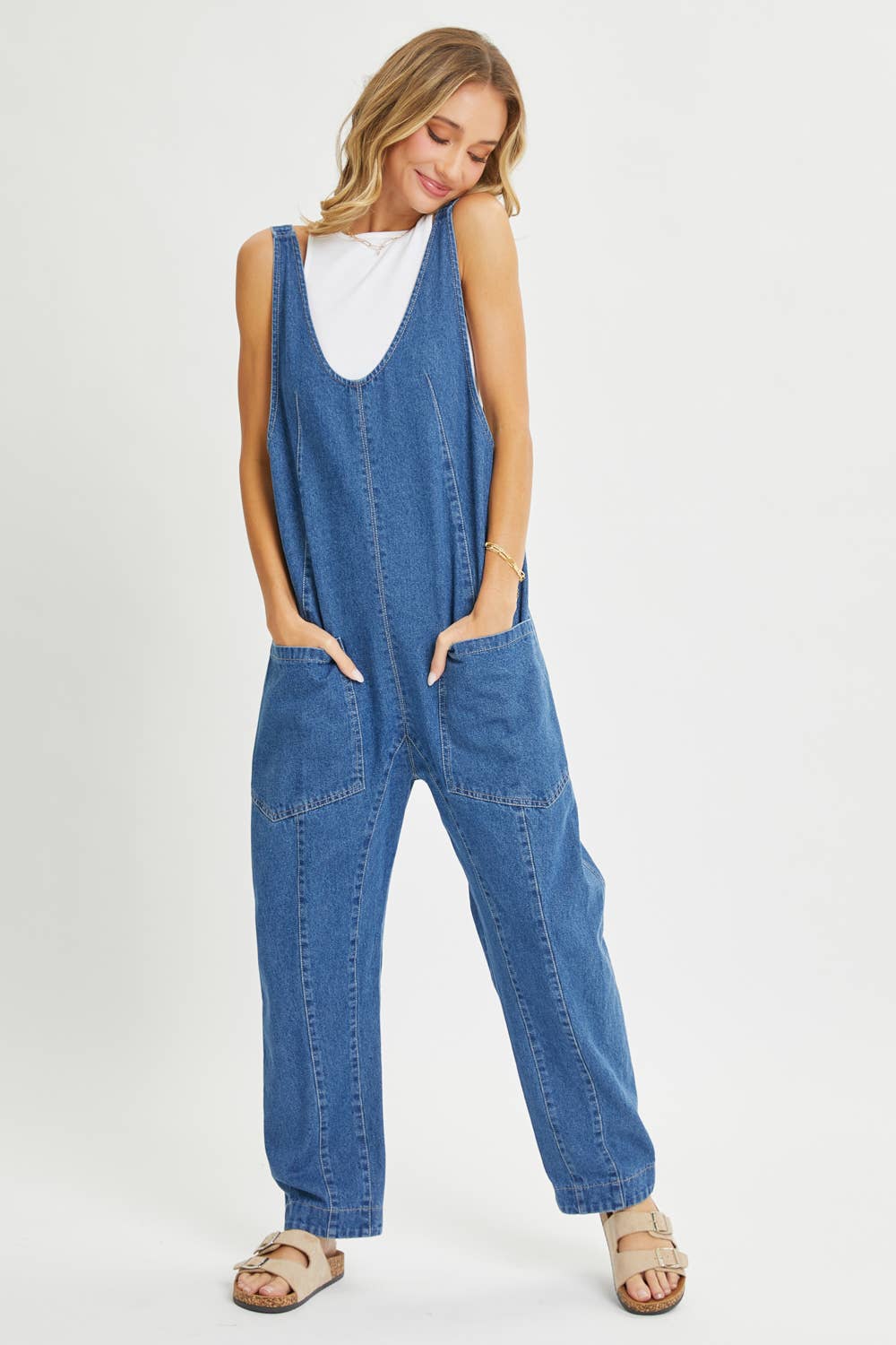 BESTSELLER ONE-AND-DONE DENIM JUMPSUIT