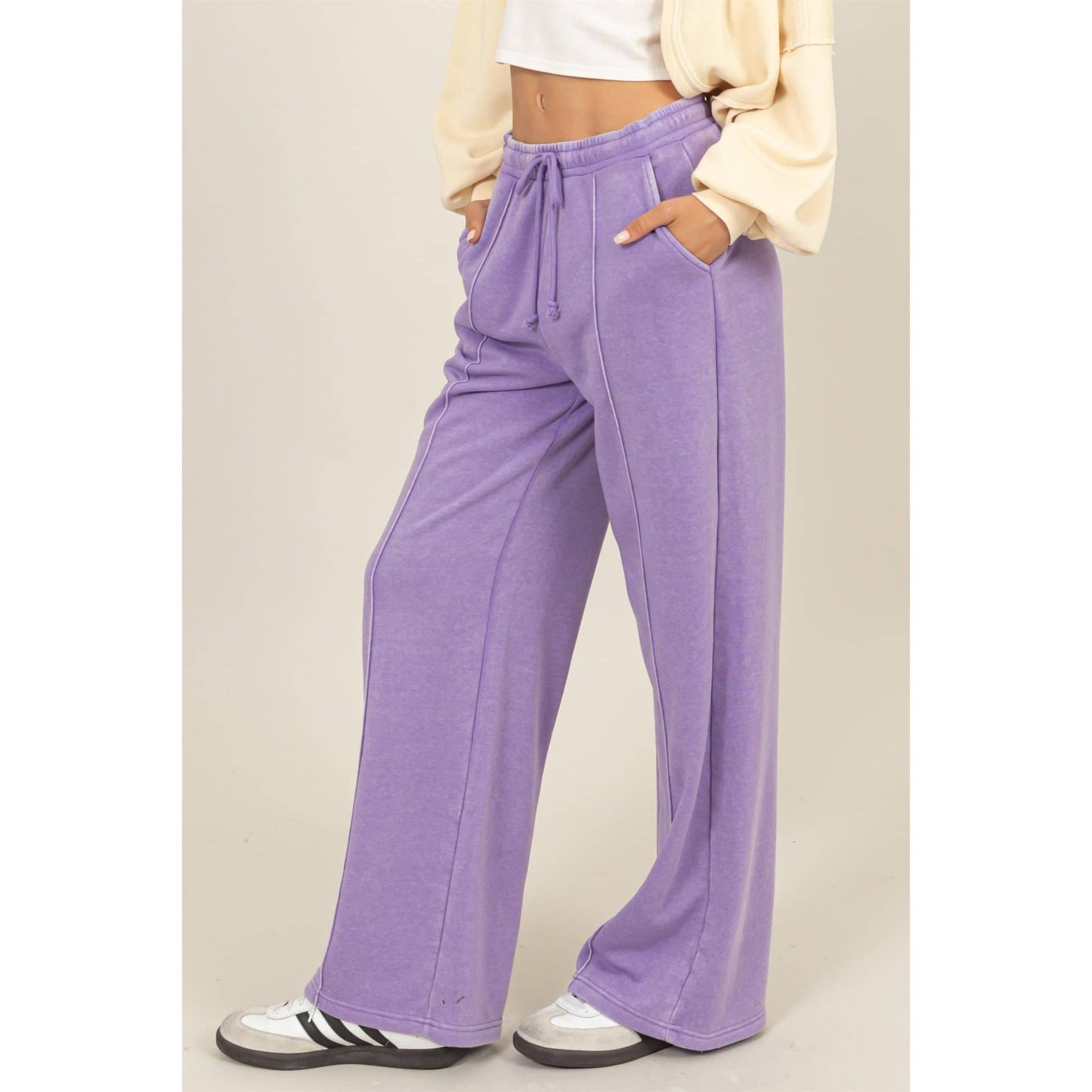 Linny HIGH-WAIST DRAWSTRING PANTS